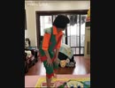 中国の女の子「許稼惟」、「いないいないばあっ!」歴代の体操となりきり遊びを踊り