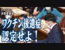 ワクチン後遺症認定せよ     3/28　国会質疑