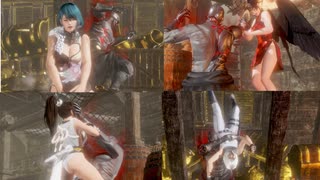 【doa/ryona/リョナ】4人がかりで挑み全滅する女達①たまき・不知火舞・クリスティ・女天狗