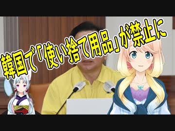 韓国の飲食店で4月1日から使い捨て用品が禁止に【世界の〇〇にゅーす】