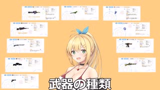 【CeVIO解説】武器の種類について解説【崩壊学園】