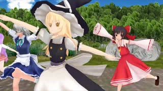 【東方MMD】東方人気キャラ53名でUSAを踊ってみた！自機組・紅魔郷・妖々夢・永夜抄・風神録・地霊殿他【東方Project】