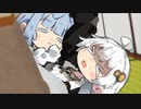 あかりちゃんvs葵ちゃん(寝てる)