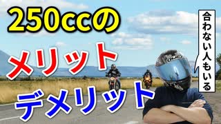 250ccバイクのメリットとデメリット【合わない人もいる】