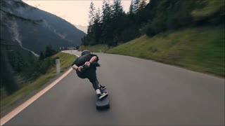 Racing Down the Austrian Alps