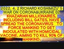 【2022年04月02日：RICHARD KOSHIMIZU’S WAR ON CORONA & UKRAINE ２】