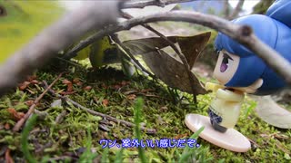 【ゆるキャン】しまりんが自然の材料でテントを作る動画