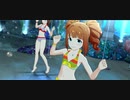 【ミリシタ】やよい 春香 響 Deep,Deep Blue【マイオンリースイムウェア】