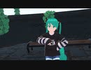 鮮やかに舞う！サラヘアの美しいVRMモデル、自称ラティ型ミクで【アゲアゲアゲイン】を踊らせてみた