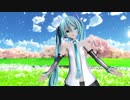 【MMD】つみ式みくで「桜ノ雨」【N3+C】