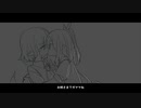 【東方手書き】真夜中のキス