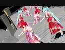 【MMD】アイドルを咲かせ【重音テト　小春音アミ　初音ミク】