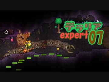 【ゲーム実況】アップデートされたテラリアを上級モードで遊ぶ 07【テラリア】