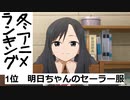 (冬アニメランキング)豊作やったね