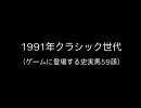 競馬 世代対抗大運動会(お試し版)#03 [1991年クラシック世代前半戦]