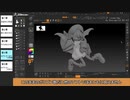 【ZBrush】Live☆Twin リィラのフィギュアを作らせていただいた　Part8　～モデル分割～【遊戯王】