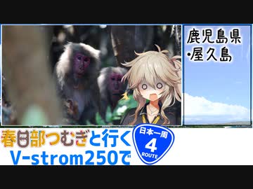 【ニホイチ】春日部つむぎと行くV-strom250で日本一周　ROUTE.4