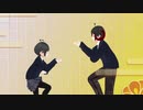 【MMD】ヌシ＆ハルの仲直り【いちまんじゃく】