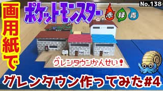 【ポケモン】グレンタウンのジオラマを作る#4【完成編】