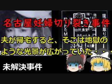 【未解決事件】　名古屋妊婦切り裂き殺人事件　夫が帰宅すると、そこは地獄のような光景が広がっていた・・・　（ゆっくり解説）