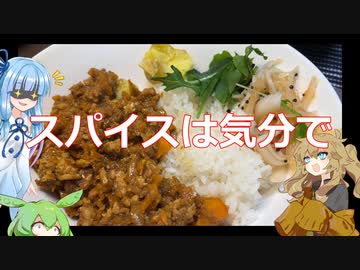 【超料理動画投稿祭2022】新玉ねぎのアチャールと新ニンジンのキーマカレーを作る春日部つむぎ