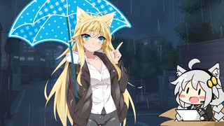 【第二回10秒動画祭】雨のなかの捨て猫【弦巻マキ＆紲星あかり】