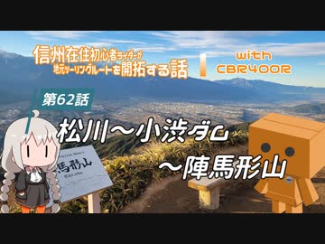 【ボイロ車載】信州在住初心者ライダーが地元ツーリングルートを開拓する話　第62話【CBR400R】