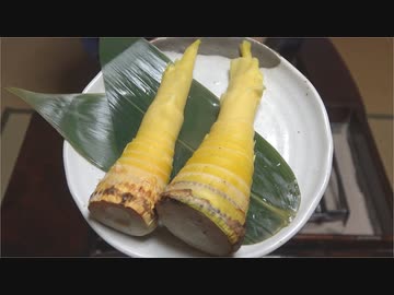 焼きタケノコ、新じゃが田楽【長火鉢とおっさん255】