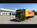 【ETS2】【FHD】マンチェスター→グリムズビー　247km 空パレット(22t)　久々の運転で事故しまくりw