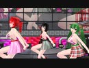 【MMD】きみに回帰線【重音テト　櫻花アリス　歌愛ユキ】