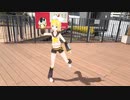 現実世界で鏡音リンさんにいーあるふぁんくらぶ踊ってもらった