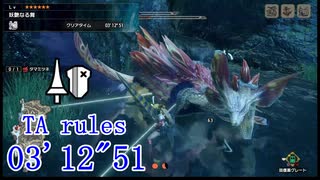 【MHRise】集会所6 タマミツネ ランス 03’12”51 TA wiki rules （PC）