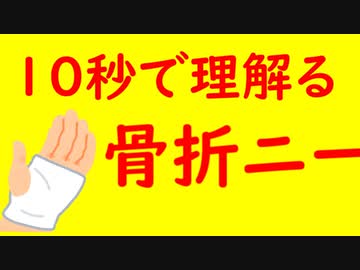 10秒でわかる骨折ニー【第二回10秒動画祭】