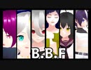 【MMD】オリキャラ6人でB.B.F