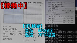 【検証、稼げるのか】いまさら、i5-4200MでCPUマイニング