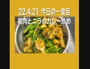 ニラと鶏肉のカレー炒め