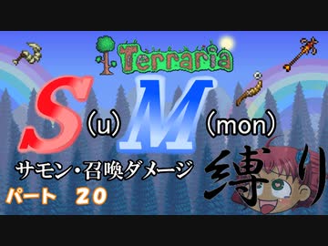[ゆっくり実況]　S(u)M(mon)縛り　パート２０　[Terraria]
