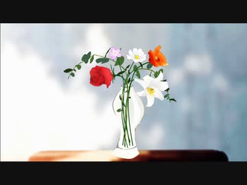 花と横顔　IA