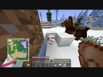 22 04 17 マイクラ 南極物語 樹氷に置いてきた狼を迎えに ニコニコ動画