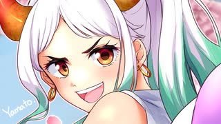 【描いてみた】ONE PIECE　ヤマト　ワンピース