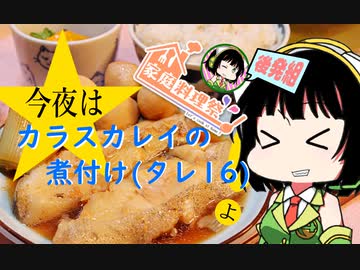 今夜はたれ16：カラスカレイの煮付けよ！ 112飯目