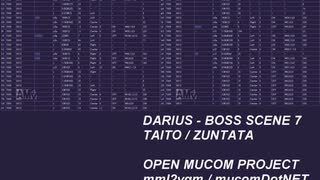 [DARIUS][AC][OPNA/B/OPM/PSG2] DARIUS BOSS SCENE 7 ダライアス