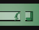 漏れる寸前！壁の中のトイレを使う事ができるか？
