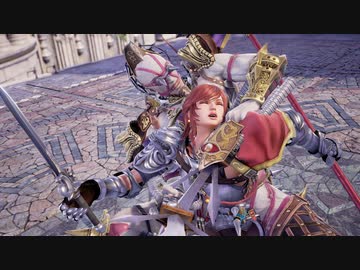 [SC6 ryona]ヒルダ ryona vs ヴォルド