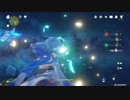 原神「弓矢の流星群してみました」パッとひかって咲いた～
