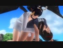 【DOA5 ryona】スク水直虎 ryona vs 女天狗