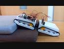 連結キャタピラ探査ロボットの製作①