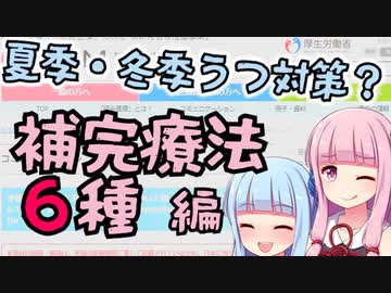 【メンタルヘルス語り】夏季・冬季うつ対策？　補完療法６種編