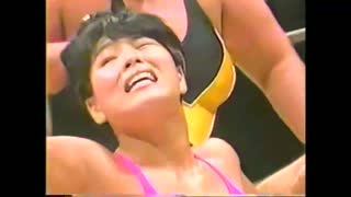 Ｄ松本＆Ｂ中野＆Ｒカイ vs. Ｌ飛鳥＆Ｎ立野＆Ｍ小松 85年6月 全女