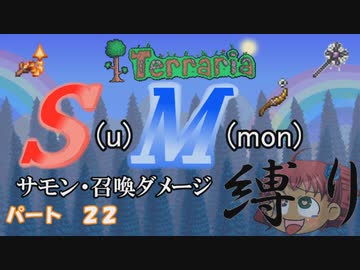 [ゆっくり実況]　S(u)M(mon)縛り　パート２２　[Terraria]